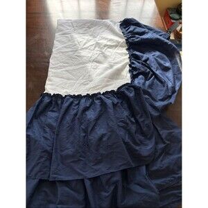 jcpenney Navy Blue Queen Bed Skirt